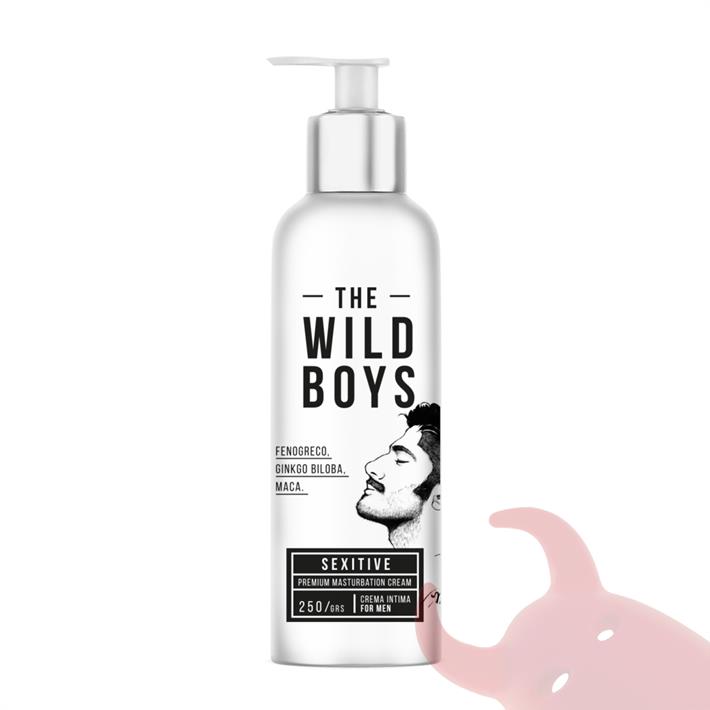  Lubricante masculino premium para masturbacion The Wild Boys 250Grs. 
